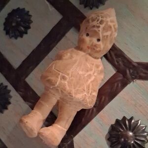 Vintage Clay Kewpie Cream Figurine